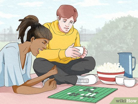 Go head to head against your date in a board or yard game.