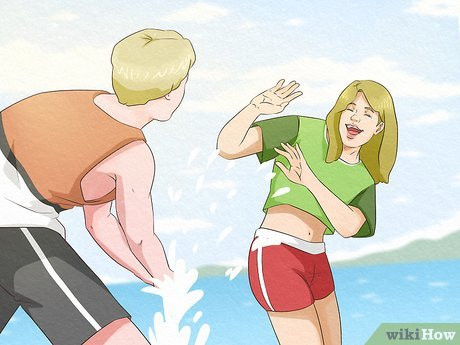 Dip your toes in the water during a beach picnic.