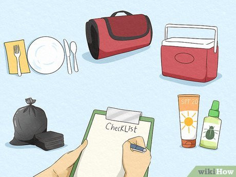 Pack the essentials to prepare for your picnic.