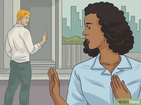 Step 3 Keep your distance after you say no.