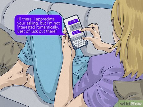 Step 1 Be clear and concise when turning him down.