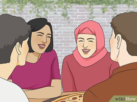 Step 1 Hanging out