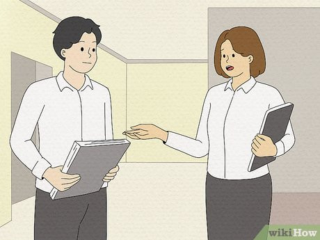Step 2 Respond to friends and co-workers in person.