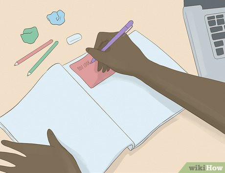 Start by giving him a note and see if he writes back.