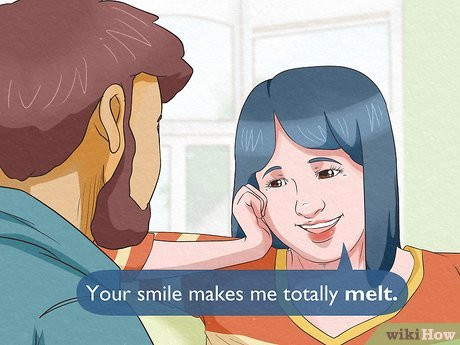 Explain how his smile makes you feel for an extra romantic compliment.