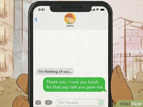 Try making light of your situation to make this person laugh.