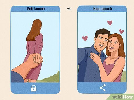 Soft launching is hinting at a new relationship before doing a full reveal.