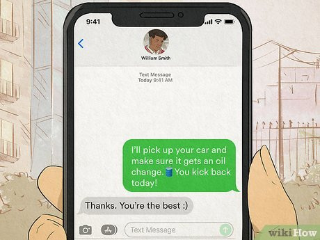 Running some errands can lighten his load.