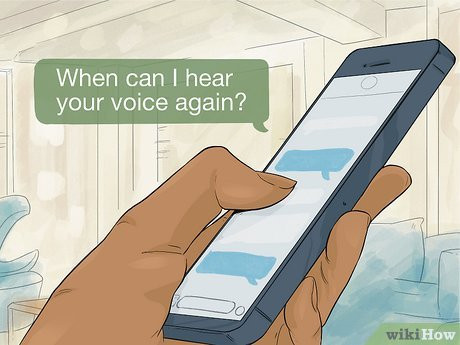 Texting might seem too shy, so you could follow up with a phone call.