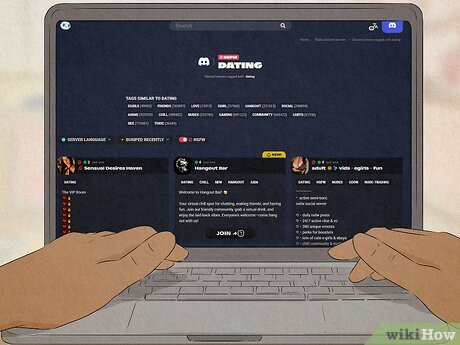 Step 1 Look for dating servers on Disboard.